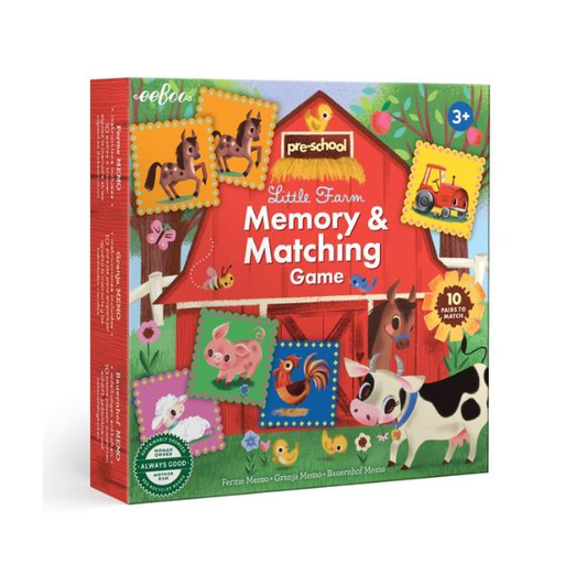 EeBoo - Little Farm Memory & Matching Game