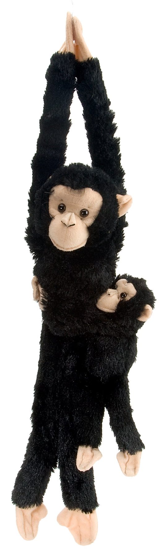 Hanging Monkey Chimpanzee with Baby 20"