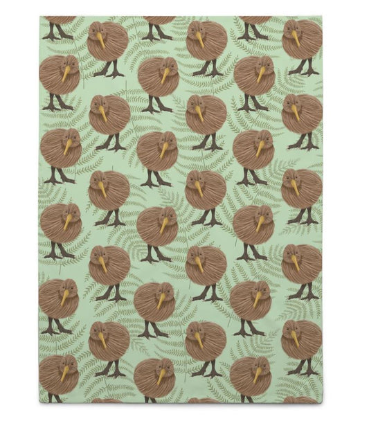 Tea Towel Kiwi - Green