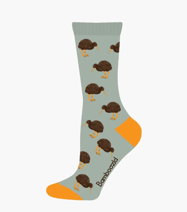 Bamboozld Mens Sock Kiwi (Khaki) Size 7-11