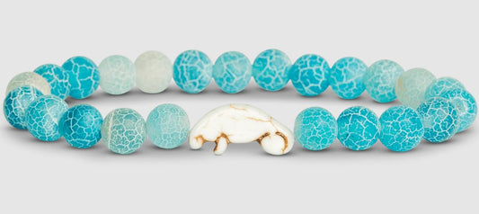 Fahlo Bracelet Manatee - Aqua Blue