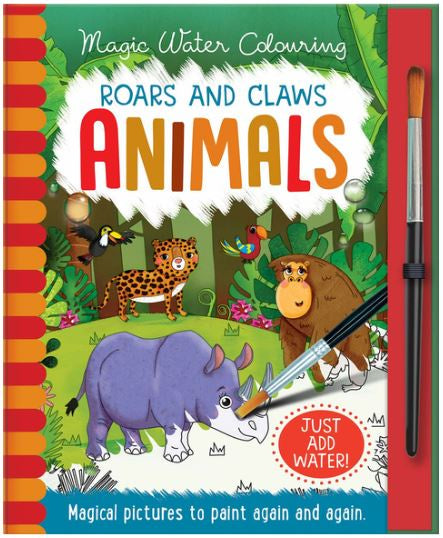 Magic Water Colouring - Roars and Claws Animals