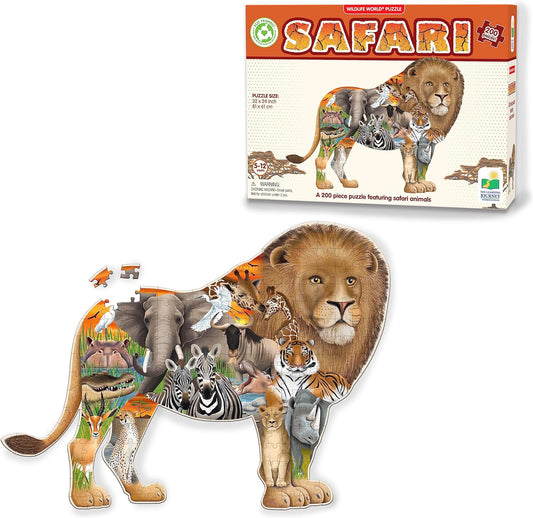 Wildlife World-Safari Puzzle - 200pcs