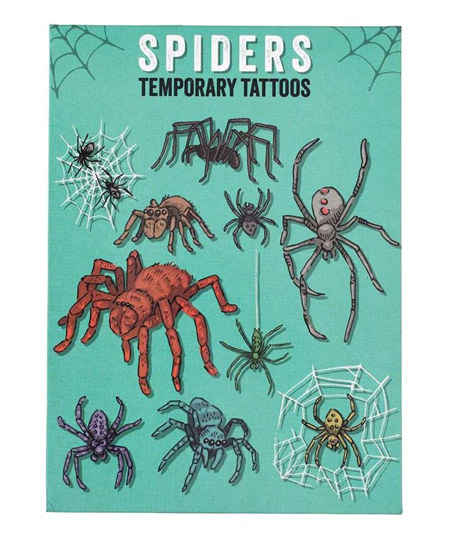 Temporary Tattoos - Spiders