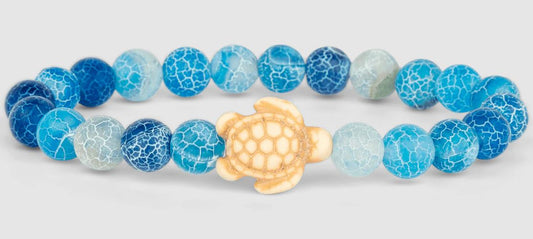 Fahlo Bracelet Sea Turtle - Aqua Blue