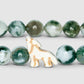 Fahlo Bracelet Wolf - Woodland Green