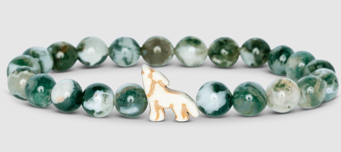 Fahlo Bracelet Wolf - Woodland Green