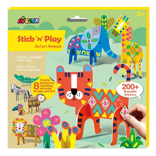 Stick N Play Safari Animals