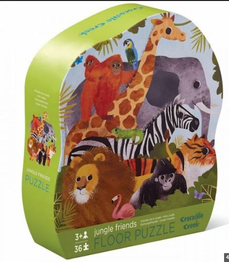 Crocodile Creek 36pc Puzzle - Jungle Friends