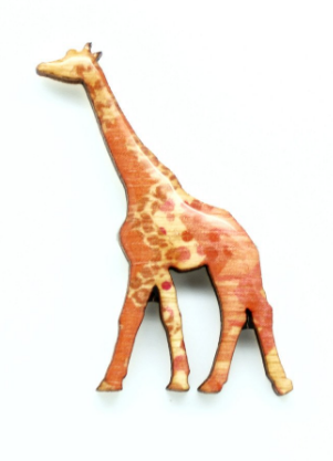 Selatan Giraffe Brooch