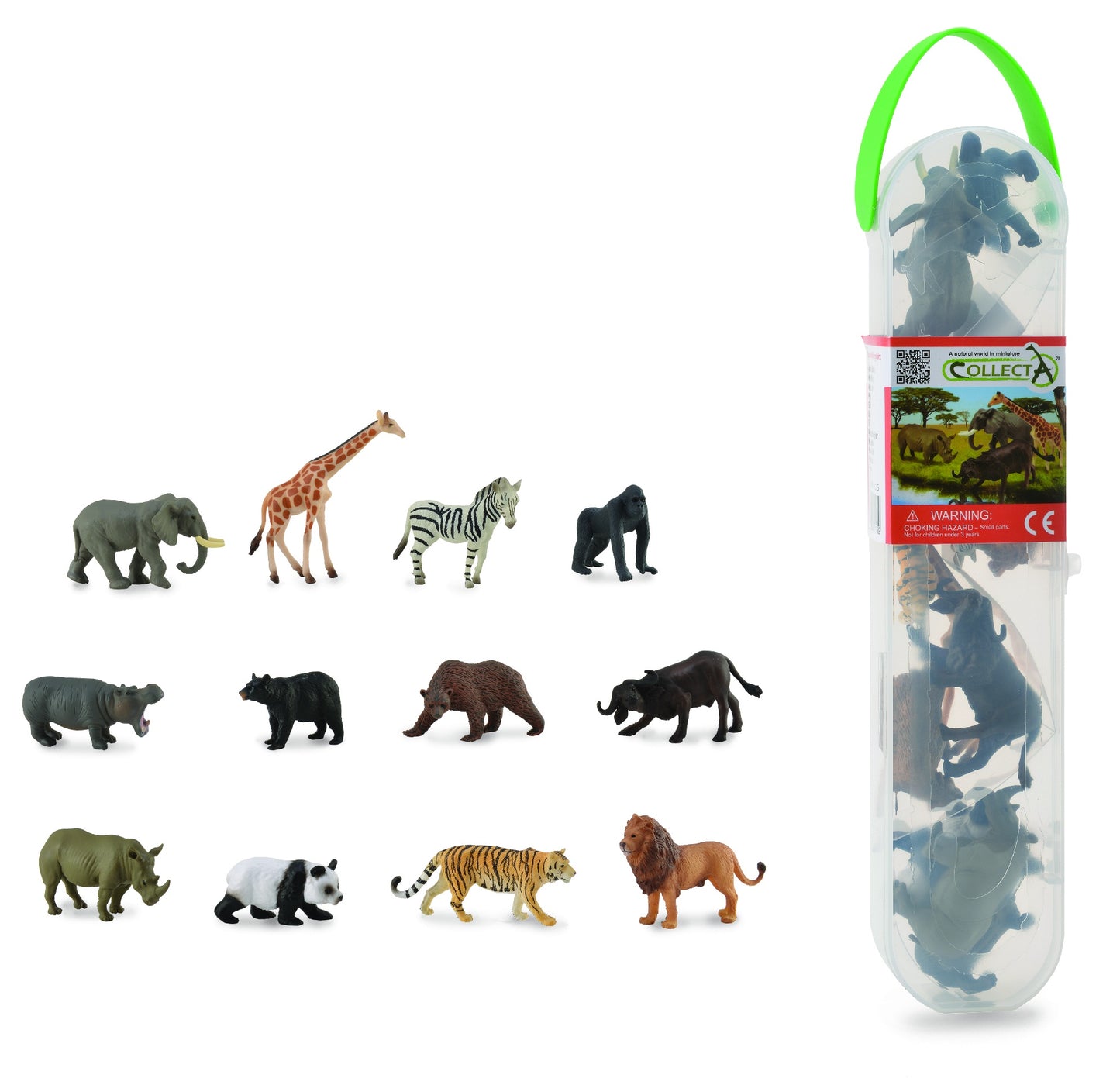 Collecta Box of Mini Wild Animals (Tube B)