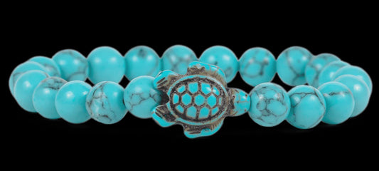 Fahlo Bracelet Sea Turtle - Crystal Blue