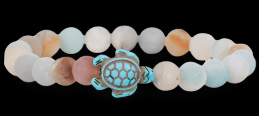 Fahlo Bracelet Sea Turtle - Sky Stone