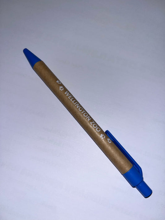 Logo Biodegradable pen Blue