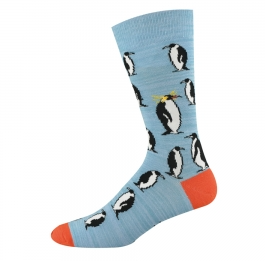 Bamboozld Mens Sock Penguin (Blue) Size 7-11