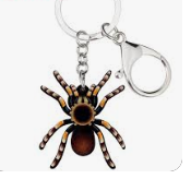 Jean Fredericks Spider Acrylic Keychain